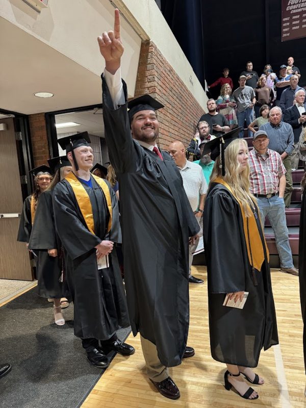 Student graduating